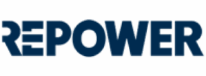 Logo of RePower, an energy company focused on delivering sustainable, renewable energy solutions and accelerating the transition to a cleaner, greener future.
